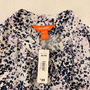 Joe Fresh long sleeve floral dress (NWT)